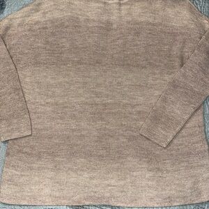 J. Jill Women's cozy knit Sweater in Taupe Heather